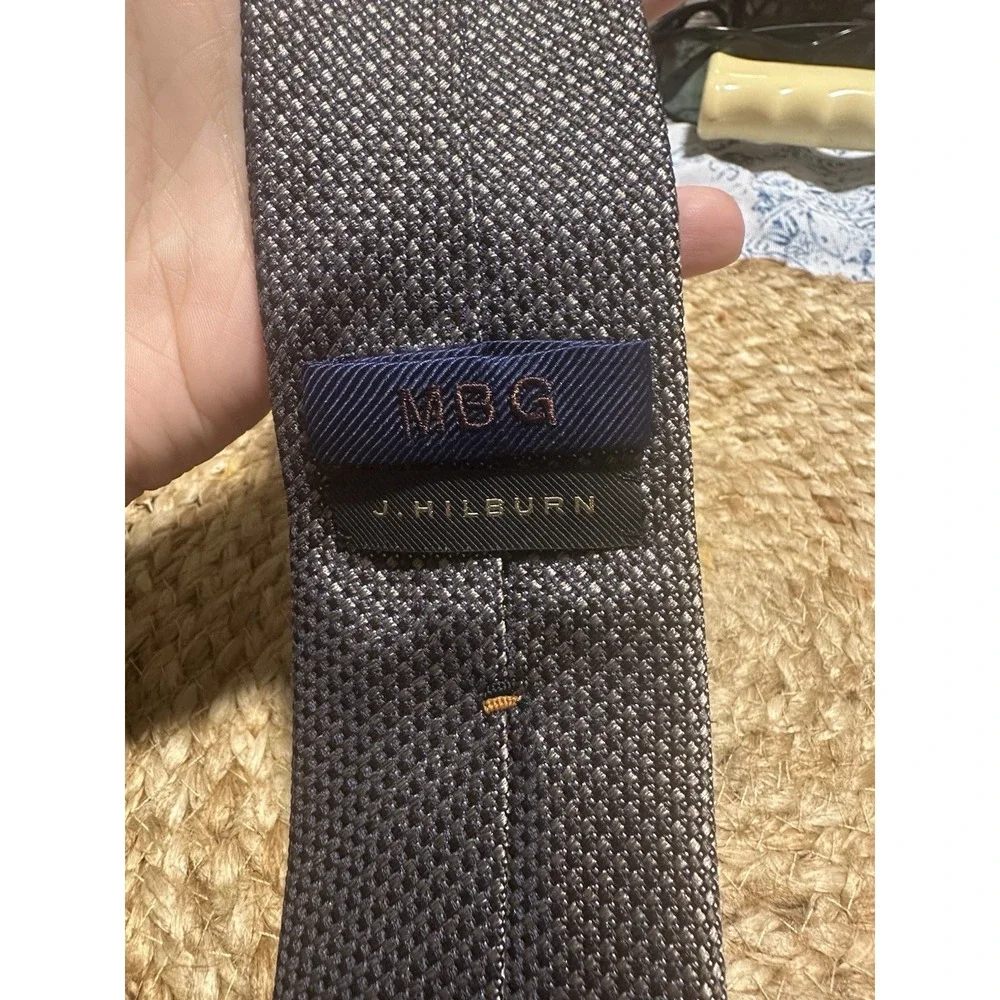 J. Hilburn blue gray Tie
